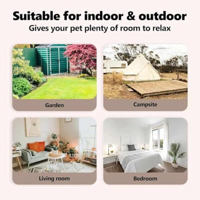 VidaXL Hondenbed bruin 76 x 62 x 70,5 cm staal