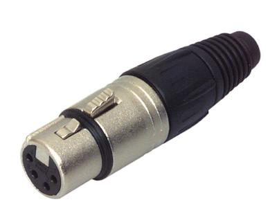 Connector XLR Female Zilver