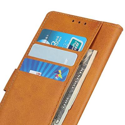 Casecentive Leren Wallet case met sluiting iPhone 13 Mini bruin