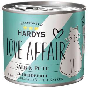 Hardys Love Affair kalf en kalkoen natvoer kat (blik) 12 x 200 g Hardys Love Affair kalf en kalkoen natvoer kat (blik) 12 x 200 g