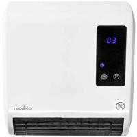 Nedis HTBA20WT Keramische ventilatorkachel 20 m² Wit, Grijs - thumbnail