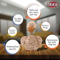 TRIXIE PLUCHE EEND BRUIN 38 CM - thumbnail