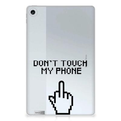 Lenovo Tab M10 Plus (3e generatie) Print Case Finger Don't Touch My Phone Lenovo Tab M10 Plus (3e generatie) Print Case Finger Don't Touch My Phone