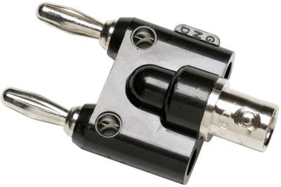 Fluke BP880 Meetadapter BNC-bus - Bananenstekker 4 mm Stapelbaar Zwart
