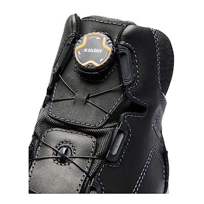 Blåkläder Veiligheidsschoen 2455 S3 Hoog BOA | Zwart/Oranje | Maat 47 - 00.183.009.47