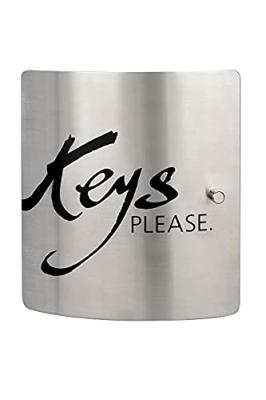 Burg Wächter Sleutelkast 6205/10 Ni KEYS PLEASE 33640 Aantal haken 10 RVS, Zwart Burg Wächter Sleutelkast 6205/10 Ni KEYS PLEASE 33640 Aantal haken 10 RVS, Zwart