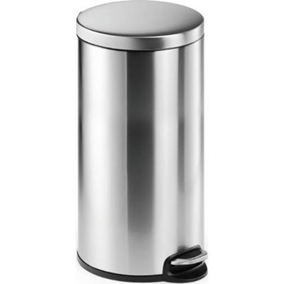 Durable 340323 340323 Prullenbak 30 l (Ø x h) 29 cm x 65.5 cm RVS Zilver 1 stuk(s) Durable 340323 340323 Prullenbak 30 l (Ø x h) 29 cm x 65.5 cm RVS Zilver 1 stuk(s)