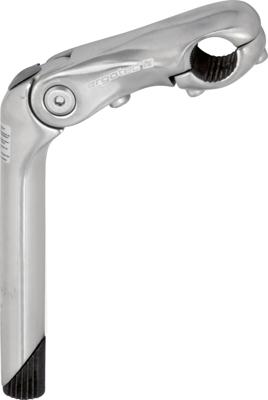 Ergotec stuurpen "kobra vario" stem cobra 25,4mm 90/180mm silver alu