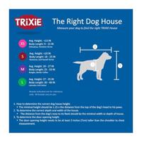 TRIXIE NATURA HONDENHOK CLASSIC PLAT DAK GRIJS 85X60X58 CM - thumbnail