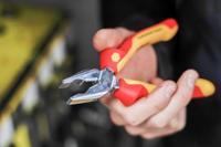 Wiha Combinatietang Professional electric met DynamicJoint® en OptiGrip met extra lang snijvlak | 200 mm | 8" | In blister - 27419 - 27419 - thumbnail