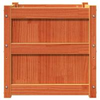 VidaXL Plantenbak 50x50x50 cm massief grenenhout wasbruin - thumbnail