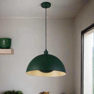 Searchlight Groene hanglampMars kap 20cm hoog - 35410GR