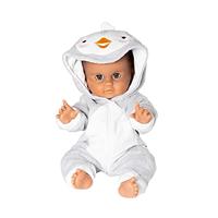 Heless Poppenoutfit onesie pinguin, 35-45 cm - thumbnail
