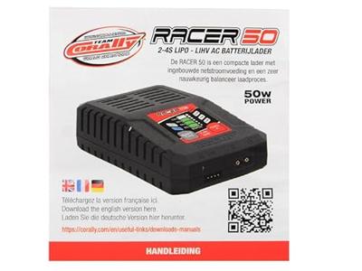Team Corally - Racer 50 - Lader 2-4S Lipo - 50W Team Corally - Racer 50 - Lader 2-4S Lipo - 50W