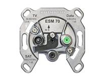 Kathrein ESM 70 Antennedoos Satelliet, TV, FM, Data Inbouw (in muur), Schroefbevestiging Enkele aansluitdoos, Steekleidingdoos - thumbnail