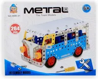 Jonotoys bouwset busje jongens 17 x 10 x 12 cm staal 264 delig - thumbnail