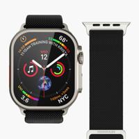 Vonmählen Classic Nylon Loop For Apple Watch 44 - 45 - 46 - 49mm One Size Black - thumbnail