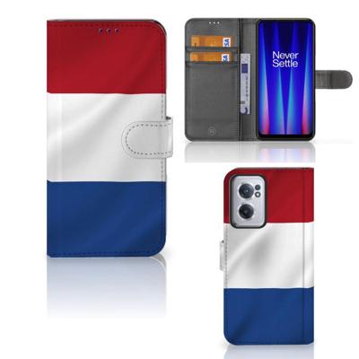 OnePlus Nord CE 2 | Bookstyle Case | Nederlandse Vlag