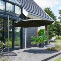 Hartman Zweefparasol 'Shadowflex Deluxe' 350cm, kleur Antraciet - thumbnail