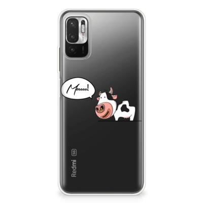 Xiaomi Redmi Note 10/10T 5G | Poco M3 Pro Telefoonhoesje met Naam Cow Xiaomi Redmi Note 10/10T 5G | Poco M3 Pro Telefoonhoesje met Naam Cow