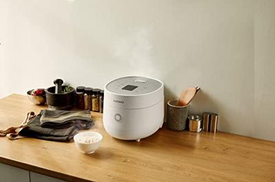 Cuckoo CR-0675F Rijstkoker Wit (mat) Met display, Met maatbeker, Timerfunctie