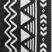 Buitenkleed ARAKIL 80x150 cm polypropeen zwart - thumbnail