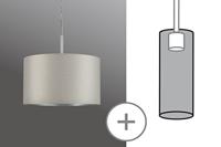 Paulmann Tessa 60352 Lampenkap Lichtgrijs - thumbnail