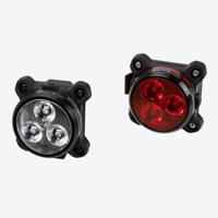 Eltin USB Fietslamp Kit - Zwart - thumbnail