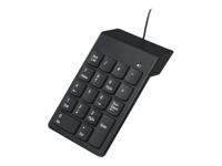Gembird KPD-U-03 numeriek toetsenbord Notebook/pc USB Zwart - thumbnail