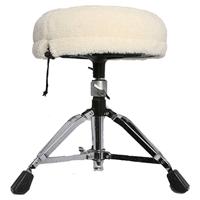 Protection Racket 9025-00 Fleece Seat Cover hoes voor drumkruk 15 inch propile - wit - thumbnail
