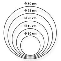 Vaessen Creative • metalen ringen set 3mm zilver 10x - thumbnail