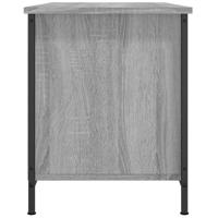 Tv-meubel 100x40x50 cm bewerkt hout grijs sonoma eikenkleurig - thumbnail