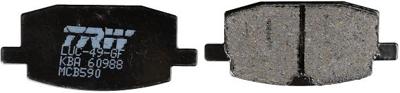 TRW remblokken "mcb 590" brake pad mcb 590 organic standard