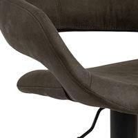 Bendt Barkruk 'Pia' (zithoogte 59-80cm), kleur Antraciet - thumbnail