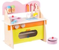 Marionette speelgoedkeuken hout 36 x 17 x 36 cm S - thumbnail