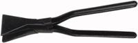 Erdi buigtang | lengte 270 mm | opgelegd 45graden gebogen | poedergecoat | 1 stuk - d341-60 - d341-60 - thumbnail
