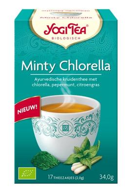 Yogi Tea Minty chlorella bio 17 Zakjes