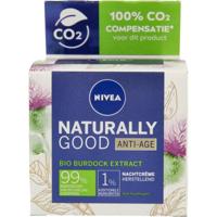 Nivea Naturally good nachtcreme anti-age 50 Milliliter - thumbnail