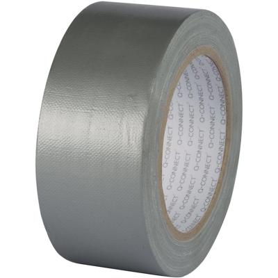 Q-CONNECT ducttape, ft 48 mm X 25 m, zilver