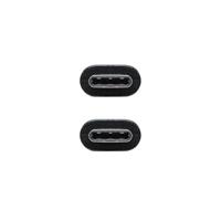 NanoCable 10.01.4101 - Kabel 3A USB-C a USB-C, USB 3.1, uso principal moviles, tables, Velocidad Transencia hasta 10Gbps., hasta 3 Amperios de carga, Gen2, macho-macho, Tipo C/M-C/M, negro, 1 mts - thumbnail