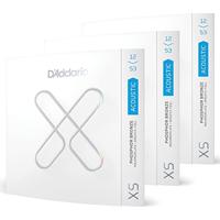D&apos;Addario XSAPB1253-3P XS Phosphor Bronze Coated 12-53 snaren voor westerngitaar (3 sets) - thumbnail