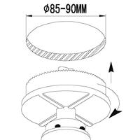 Eglo Ledspot Pineda 1x12w - 3000K - 10,2cm wit 95887 - thumbnail