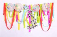 Confetti ballon met multikleur confetti - 4 stuks - thumbnail