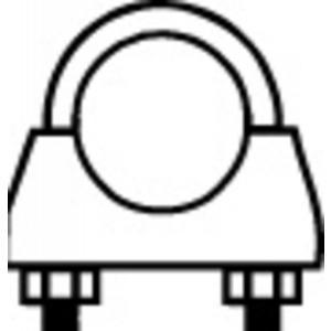 Klemstuk, uitlaatsysteem 82348