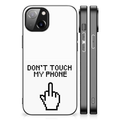 Apple iPhone 13/14 | Telefoon Hoesje | Finger Don't Touch My Phone Apple iPhone 13/14 | Telefoon Hoesje | Finger Don't Touch My Phone