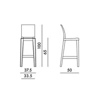 Kartell One More Please Barkruk Kristal - thumbnail