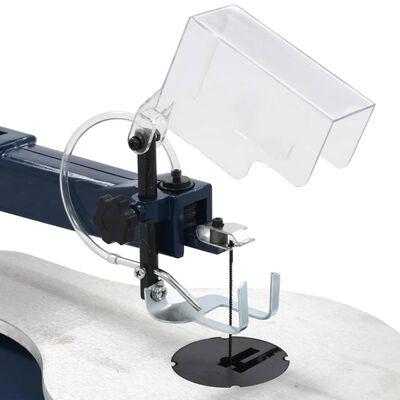 VidaXL Figuurzaagmachine elektrisch met voetpedaal en led-lampje 125 w