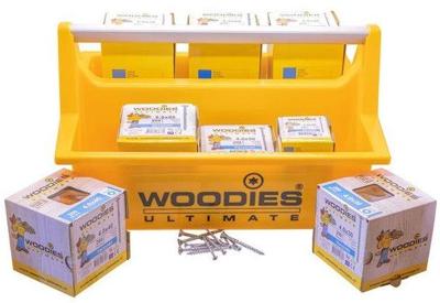 Woodies Draagkist met Woodies® Ultimate verzinkte schroeven | Indoor | 1400 stuks - 61999027 Woodies Draagkist met Woodies® Ultimate verzinkte schroeven | Indoor | 1400 stuks - 61999027