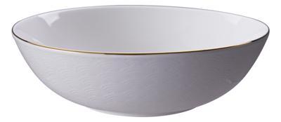 Porseleinen Kom met Gouden Rand - Tokyo Design Studio - Nippon White - 1100ml - 21cm