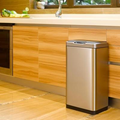 Afvalbak eko mirage met sensor 30liter rvs mat